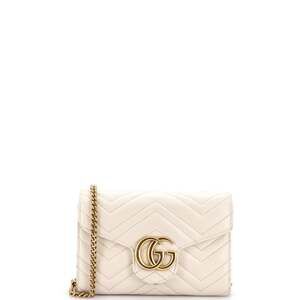 Gucci Gg Marmont Chain Wallet Matelasse #255076G85B